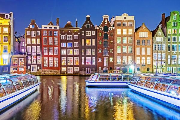 Rejs kanałach po Amsterdamie